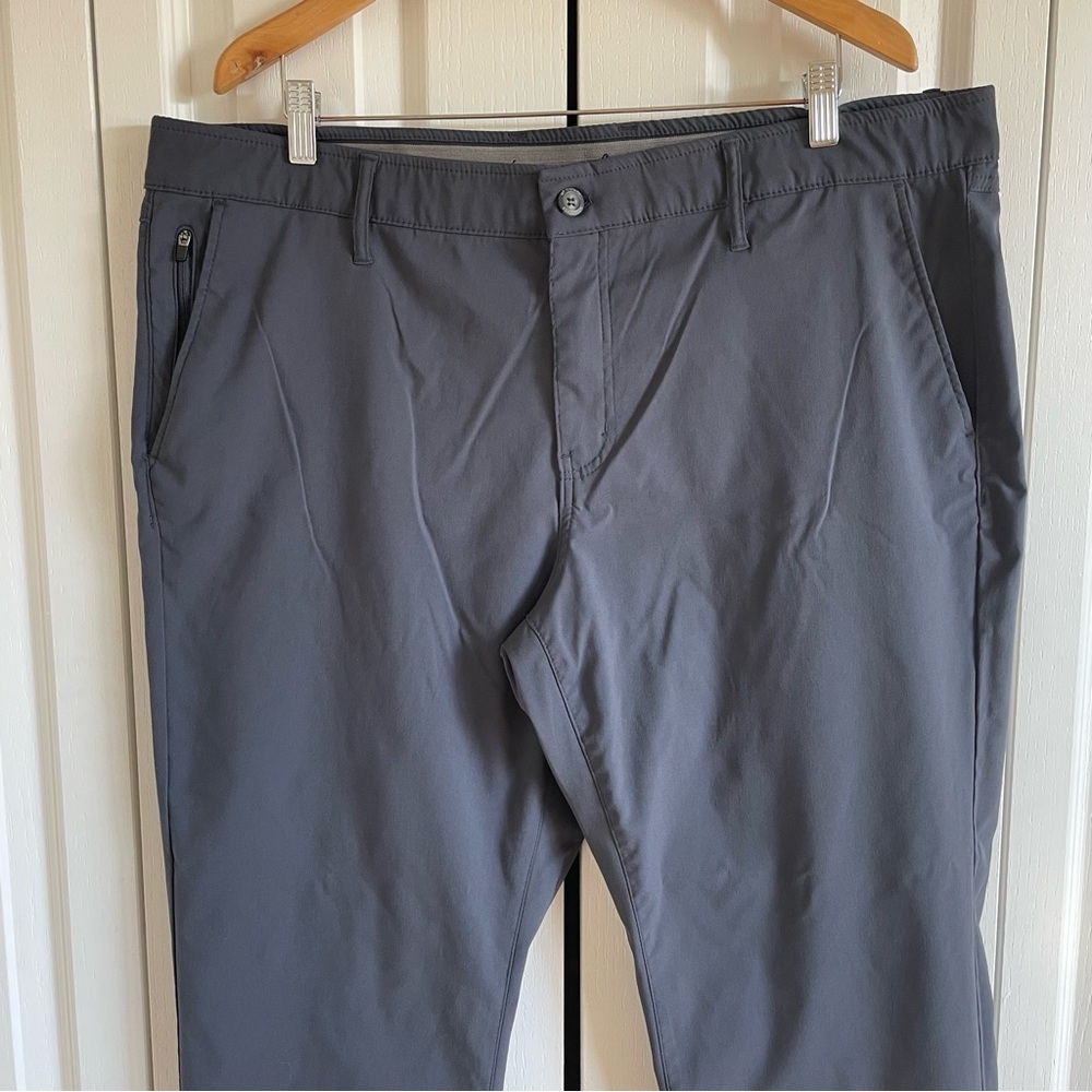 Weatherproof Hybrid Tech Pants Men’s 40x32 Blue Active Casual Tapered Chore - Picture 2 of 14